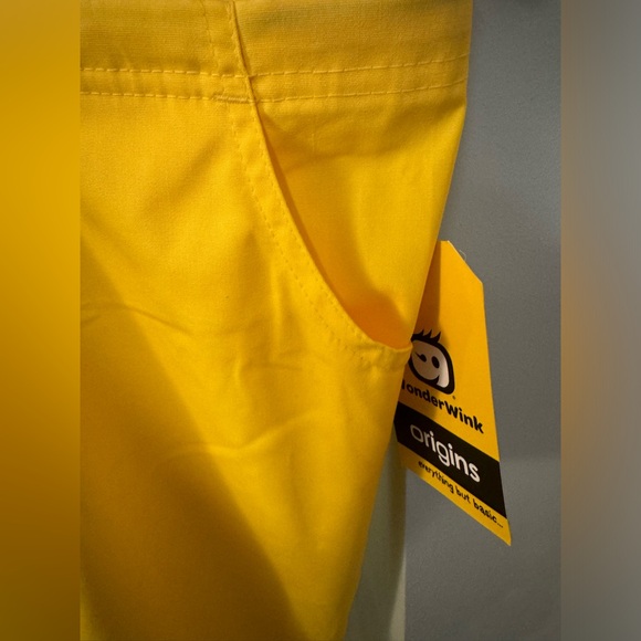 WonderWink Origins Women's Drawstring Flare Scrub Pants 5026 4X 4XL Yellow FLAW - Picture 11 of 16